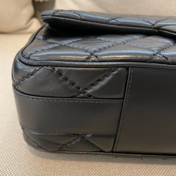 Chanel Easy Carry Flap 2015 Black Lambskin Silver HW almost new condition *Trade - Picture 6 of 17